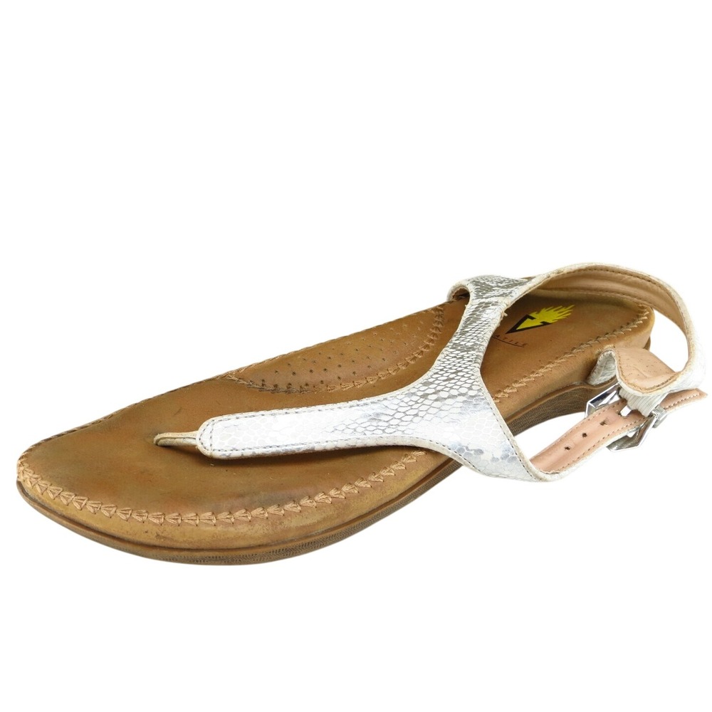 VOLATILE Sz 7 M Brown Thong Synthetic Women Sandals‎